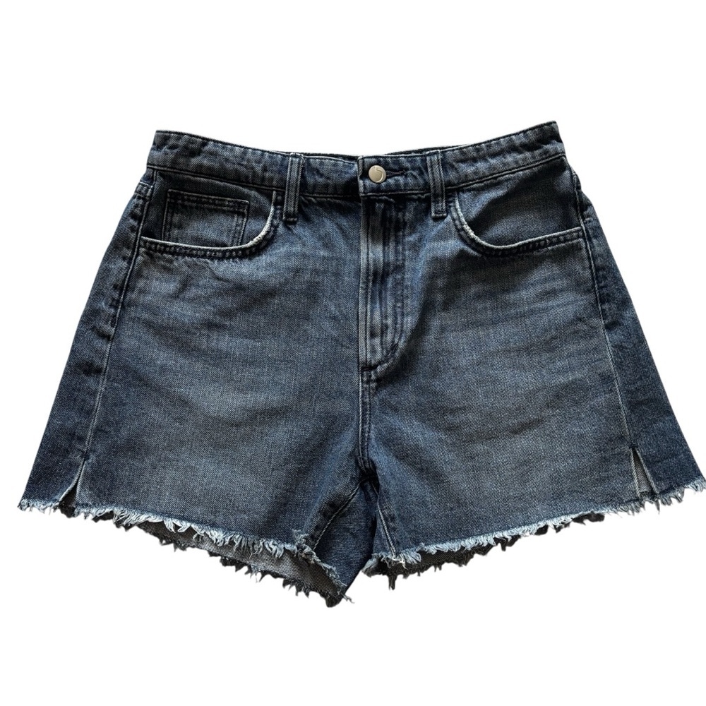 Joe's Jeans Dark Blue Frayed Hem Shorts